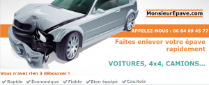 epaviste agree enlevement epave gratuit Bannost-Villegagnon